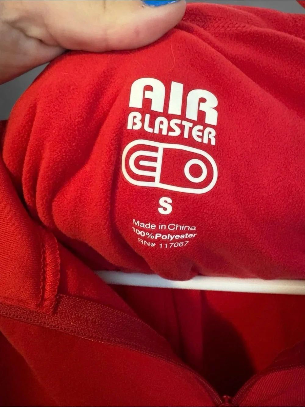Men's Red Half-Zip Performance Sweater with Subtle Star Emblem